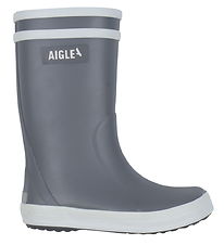 Aigle Rubber Boots - Lolly Pop 2 - Charcoal