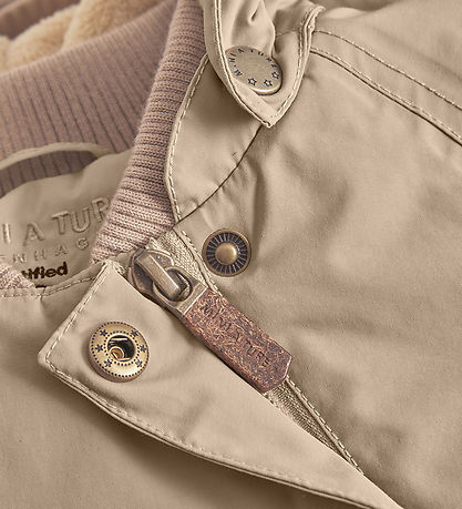 Mini A Ture Vinterjacka - Wang Fleece - Savannah Tan