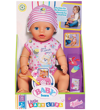 Baby Born Doll - Little Girl Lena - 36 cm
