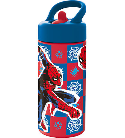 Spider-Man Vatnsflaska - 410 ml - Rautt/Blár