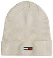 Tommy Hilfiger Beanie - Knitted - Elongated Flag - Newsprint