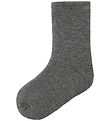 Name It Socks - Wool/Cotton - NmmWaksi - Dark Grey Melange