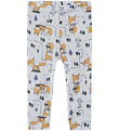 Name It Leggings - Wool - NbmWillit - Gray Dawn/AOP