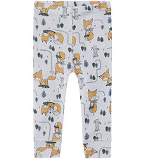Name It Leggings - Wolle - NbmWillit - Grau Dawn/AOP