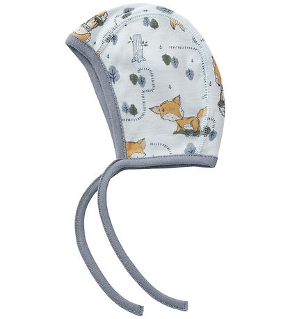 Name It Baby Hat - Wool - NbmWillit - Gray Dawn/AOP