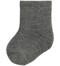 Name It Socken - Wolle - NbmWaksi - Dark Grey Melange