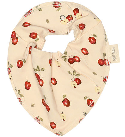 Petit Piao Teething Bib - Apple AOP