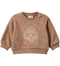 Sofie Schnoor Sweatshirt - Cashnew Brown w. Print