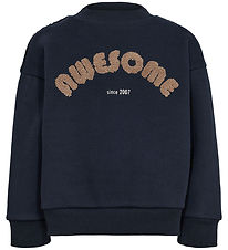 Sofie Schnoor Sweatshirt - Dark Blue w. Print