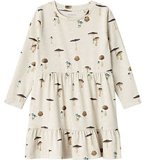 Name It Kleid - NmfNatasja - Peyote Melange m. Pilze