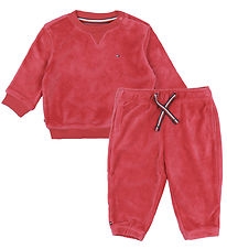 Tommy Hilfiger Set - Bluse/Hosen - Velours - Heritage Pink