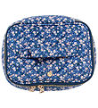 Fan Palm Toiletry Bag - Large - Quilted - Blue Blossom