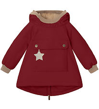 Mini A Ture Winter Coat - Babywen Fleece - Red Marlot