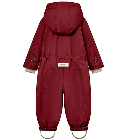 Mini A Ture Snowsuit - Wisti Fleece - Red Merlot
