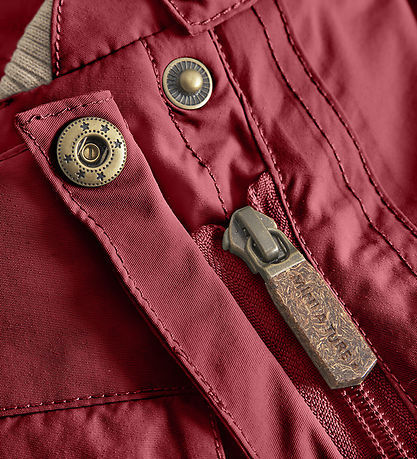 Mini A Ture Snowsuit - Wisti Fleece - Red Merlot