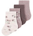 Name It Socks - Wool/Cotton - NbfWak - 4-Pack - Sparrow