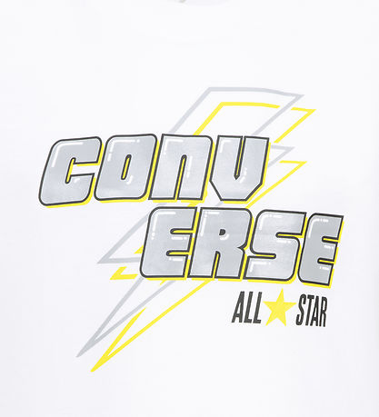 Converse T-shirt - Lightning Bolt - White