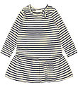 Petit Piao Dress - Rib - Modal - Indigo Plum/Dark Offwhite