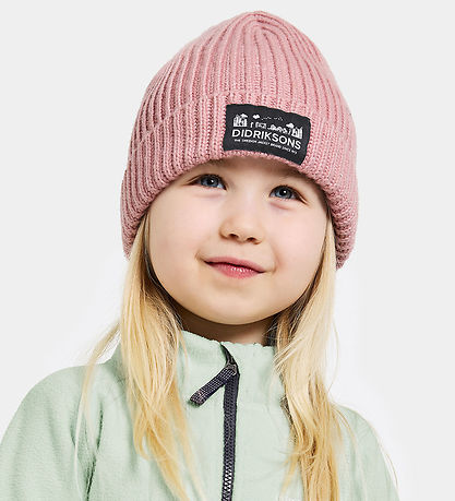 Didriksons Beanie - Knitted - Bus - Dusty Pink