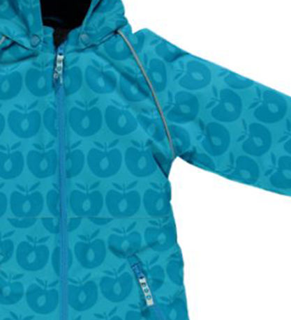 Småfolk Snowsuit - Blue w. Apples