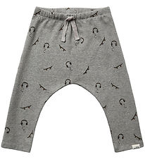 Sofie Schnoor Trousers - Grey Melange w. Print