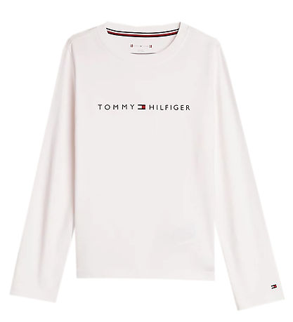 Tommy Hilfiger Pyjama Set - 2 Parts - PJ Print - Ancient White/B