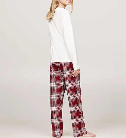 Tommy Hilfiger Pyjama Set - 2 Parts - PJ Print - Ancient White/B