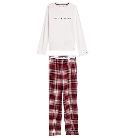 Tommy Hilfiger Pyjama Set - 2 Parts - PJ Print - Ancient White/B