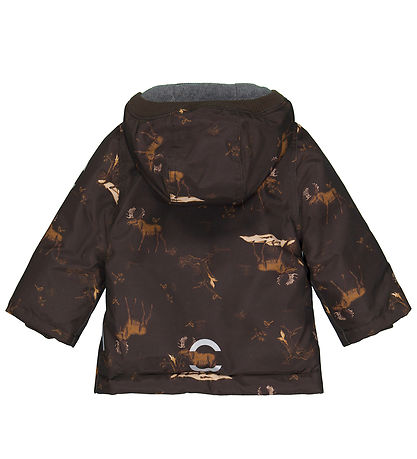 Mikk-Line Winter Coat - Recycled - Molé w. Moose