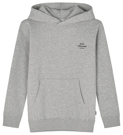 Mads Nørgaard Hoodie - Hudini - Grey Melange