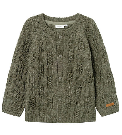 Name It Cardigan - Ull - Prjónað - NmmWrilla - Mulled Basil