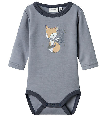 Name It Bodysuit L/æ - Wool - NbmWillit - Tradewinds
