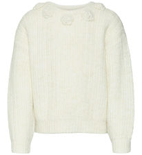 Vero Moda Girl Blouse - Knitted - VmAletta - Birch/W. Melange