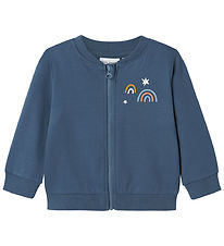 Name It Sweat Cardigan - NbmVonne - Bering Sea/Rainbow