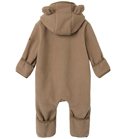 Name It Flísgalli - NbnMeeko - Desert Taupe M. Eyru