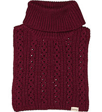 MarMar Hálskragi - Prjónað - Arna - Deep Ruby M. Mynsturprjón