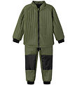 Name It Thermo Set - PU - Fleece Lining - NmmMud - Climbing Ivy