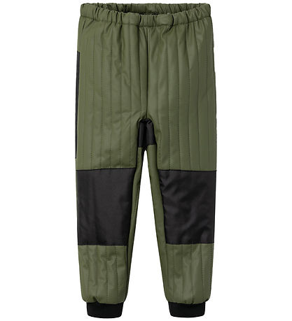 Name It Thermo Set - PU - Fleece Lining - NmmMud - Climbing Ivy