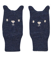 CeLaVi Mittens - Wool - Knitted - Naval Academy Melange
