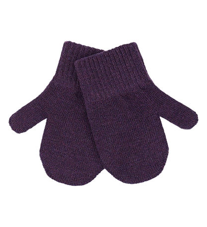 Mikk-Line Mittens - Wool/Polyamide - 3-Pack - Nightshade/Chocola