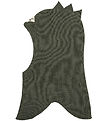 Racing Kids Balaclava - Wool/Cotton - 2-layer - Turtle w. Thanks