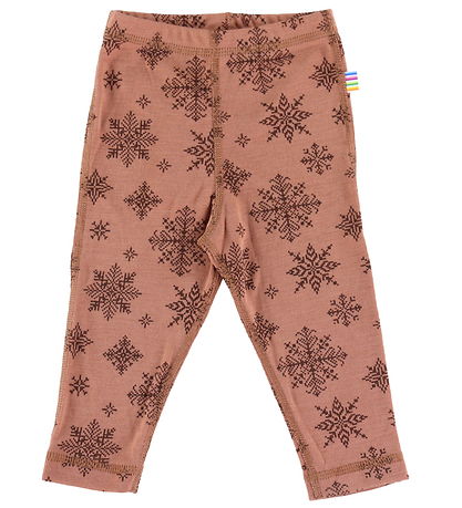 Joha Leggings - Wool - Rust frv.