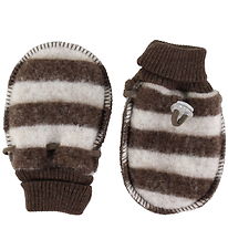 Joha Mittens - Wool - 2-layer - Brown