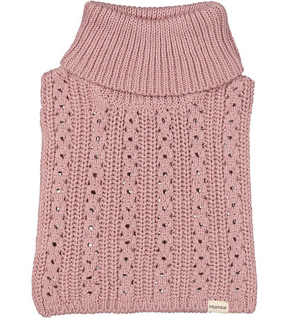 MarMar Neck Warmer - Knitted - Arna - Light Mauve w. Pointelle