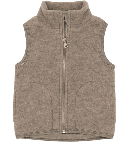 Engel Waistcoat - Wool - Walnut Melange