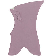 Racing Kids Schlupfmütze - 2-lagig - Elderberry m. Schleife