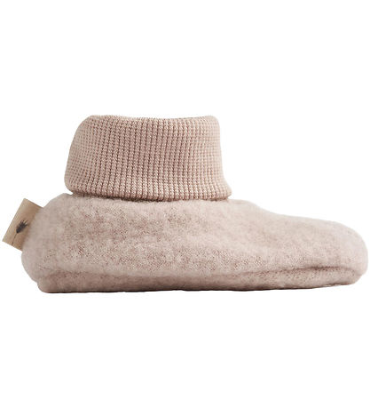 Wheat Krabbelschuhe - Wollfleece - Lei - Dry Rose