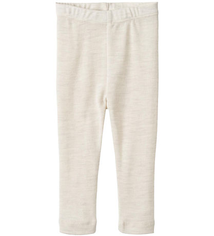 Wheat Leggings - Wool - Agi - Eggshell Melange