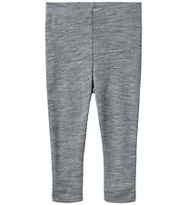 Wheat Leggings - Wolle - Agi - Melange Grey