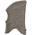 Wheat Balaclava - Wool fleece - Single Layer - Eli - Brown Melan